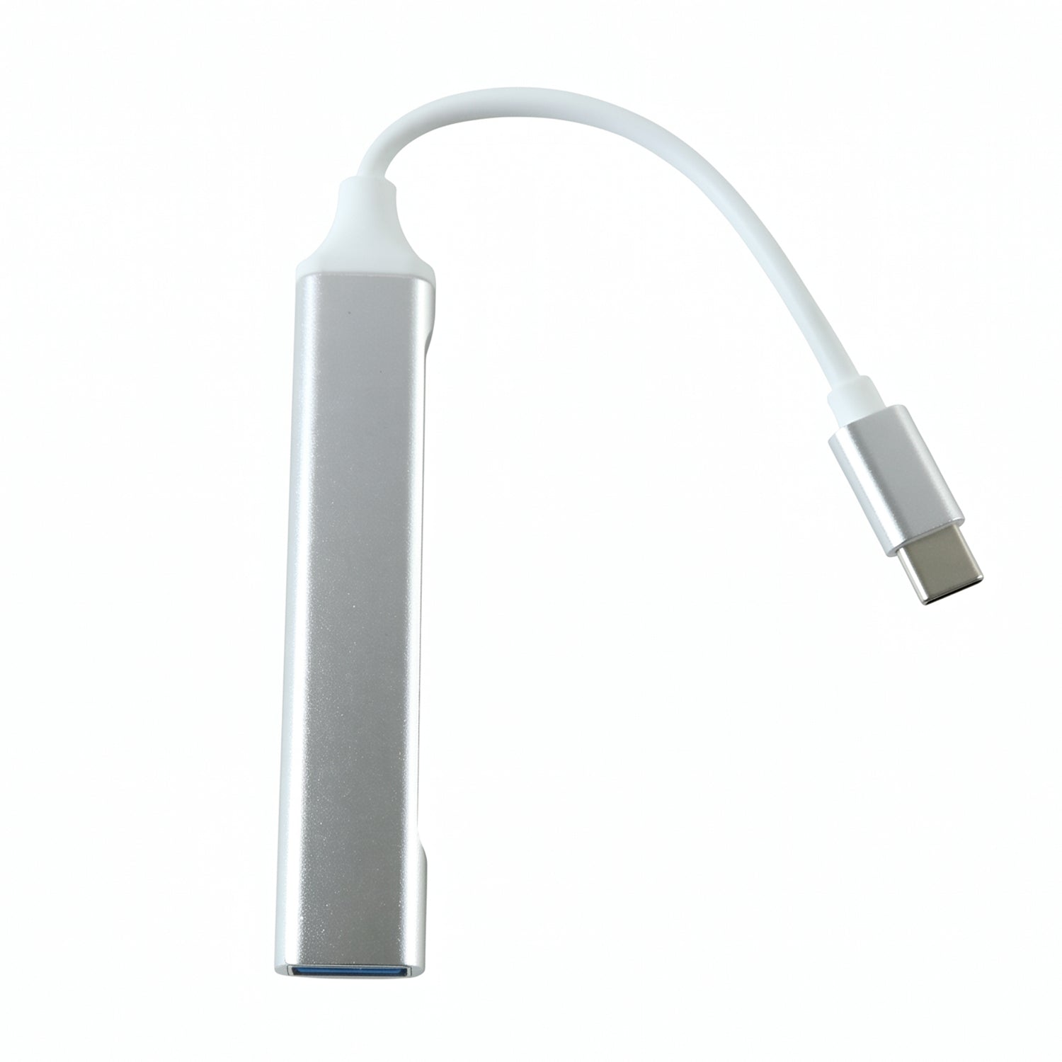 Type C USB hub on white background