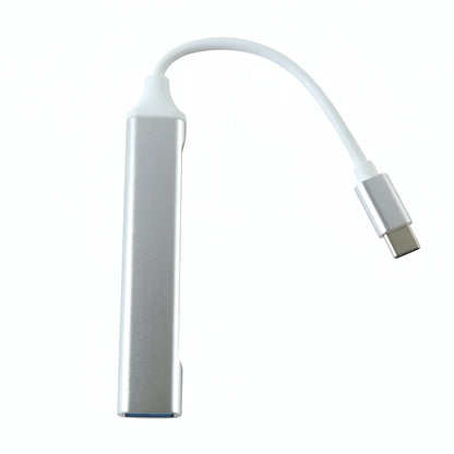 Type C USB hub on white background