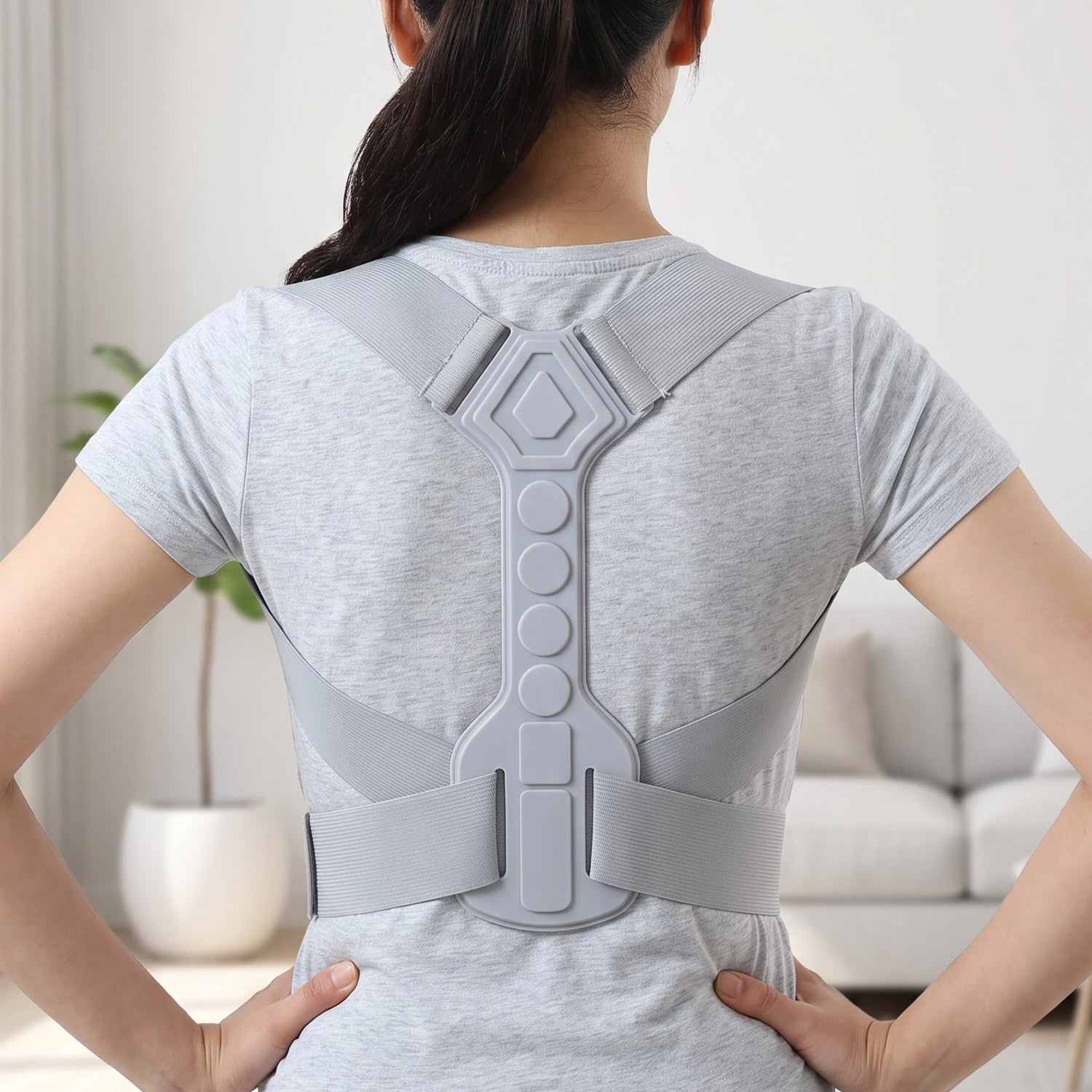Posture support belt lifestyle view