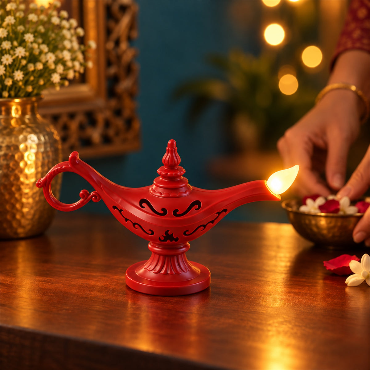 Decorative magic lamp shaped LED light 07