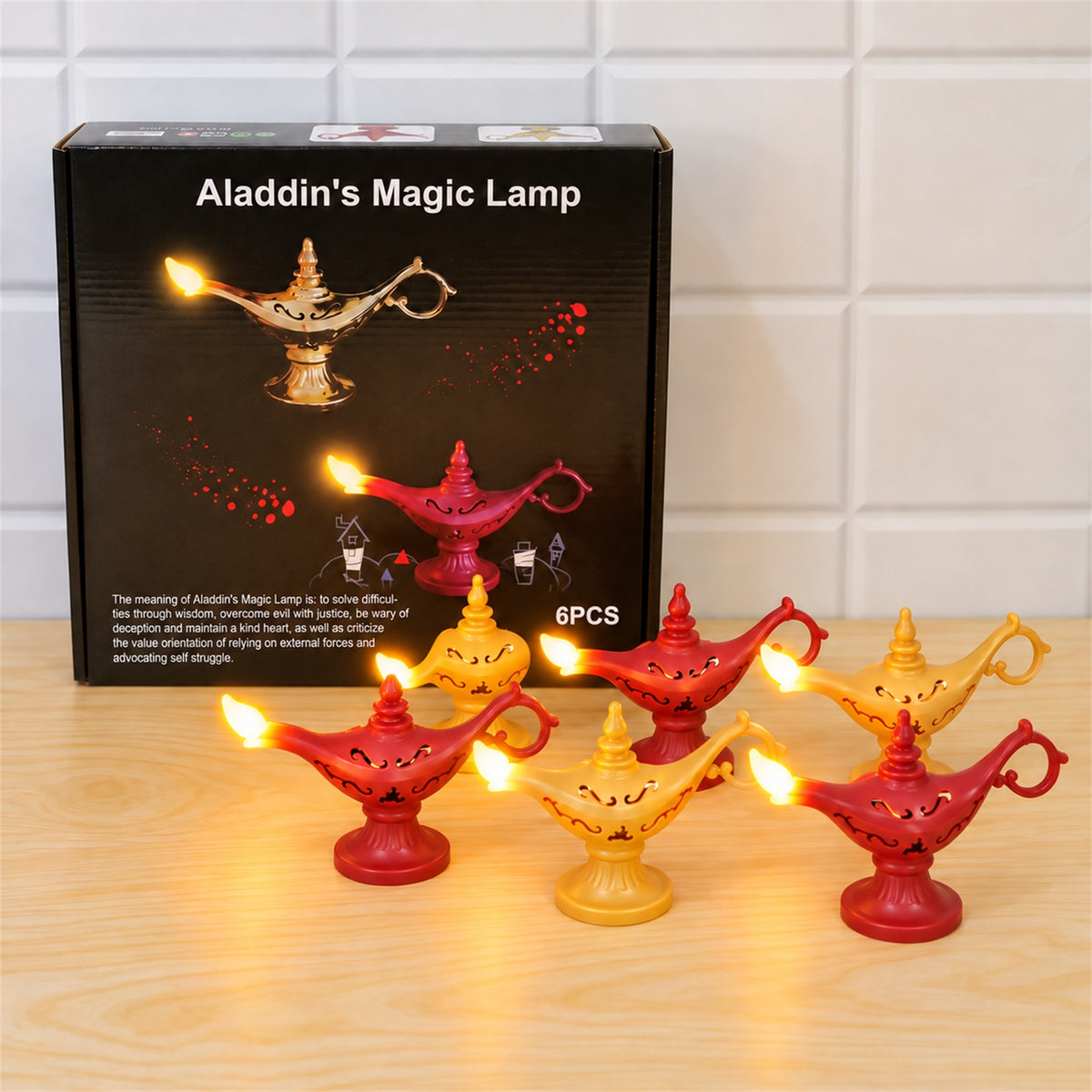 Decorative magic lamp shaped LED light actual set