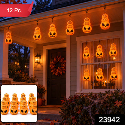 Halloween three tier pumpkin LED lights - SKU photo
