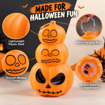 Halloween three tier pumpkin LED lights - construction details