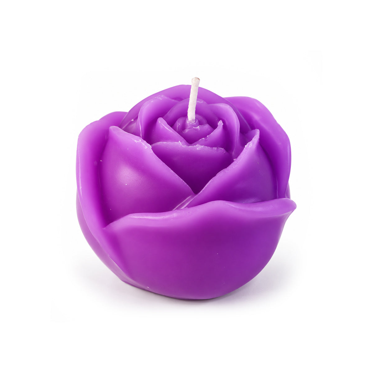 Rose design decorative wax candle 05