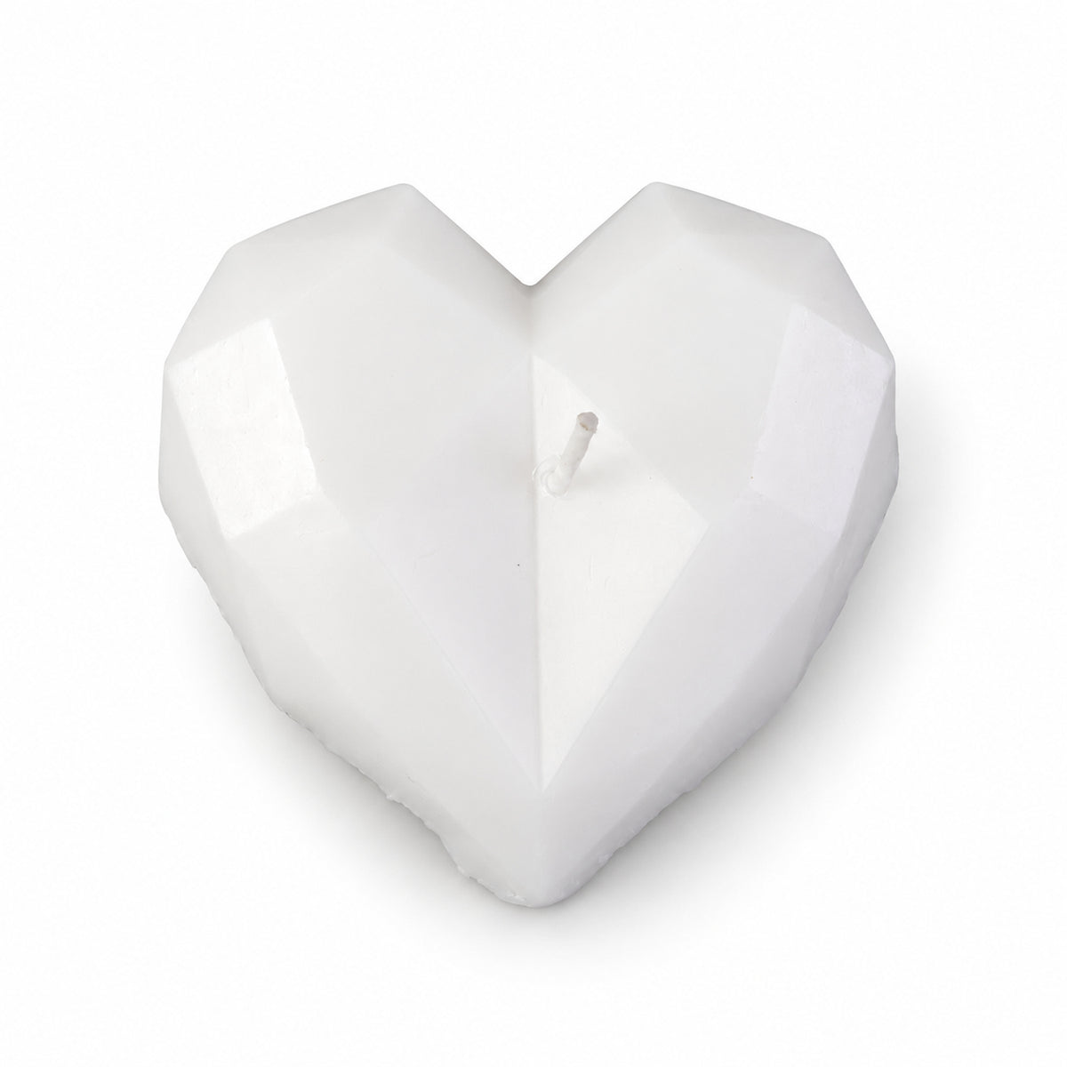 Heart shaped diamond faceted decorative wax candle 1 piece Heart_Candle_04.jpg