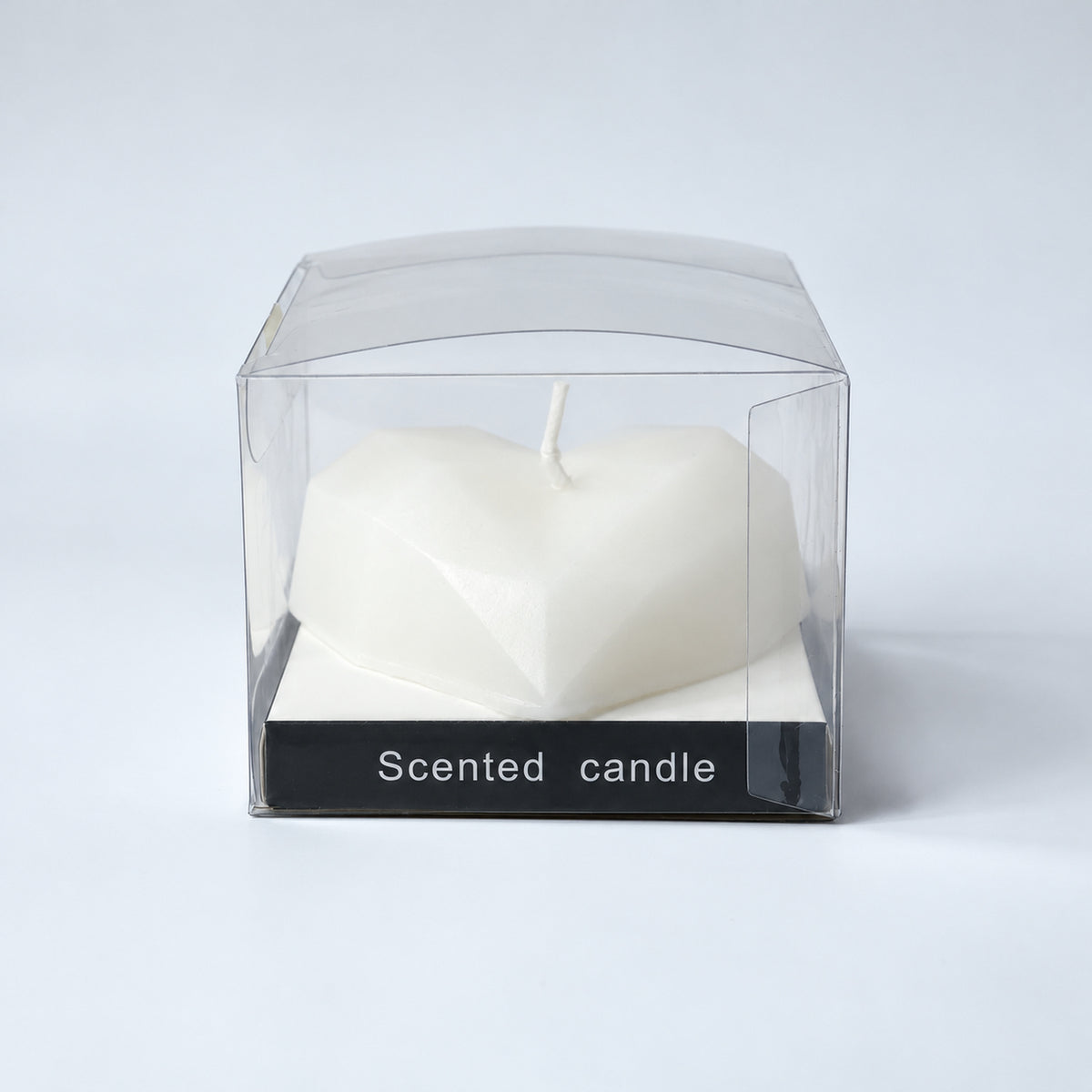 Heart shaped diamond faceted decorative wax candle 1 piece Heart_Candle_08.jpg