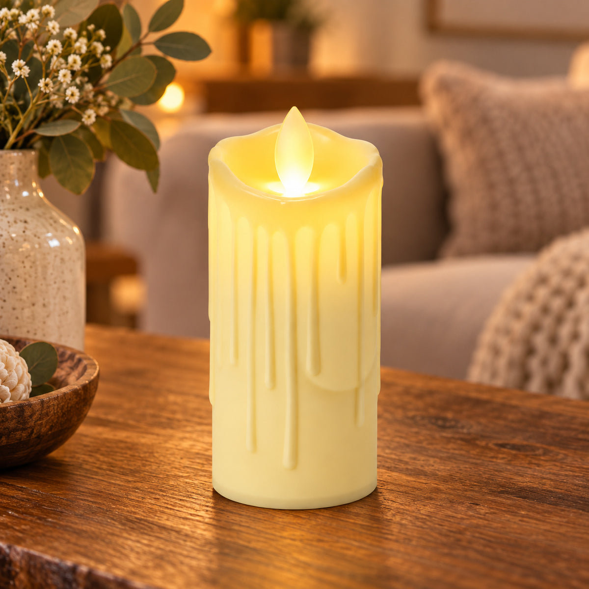 LED candle design view