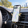 Car Air Vent Mobile Phone Holder with Adjustable Gravity Grip (1 Pc)