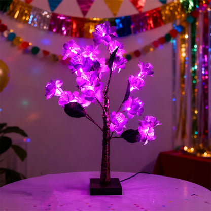LED flower tree lamp for festive decoration