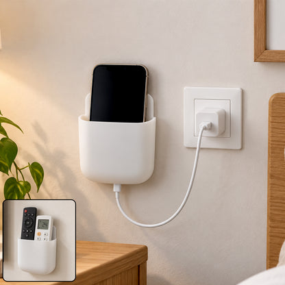 Wall mounted mobile and remote holder product image 1