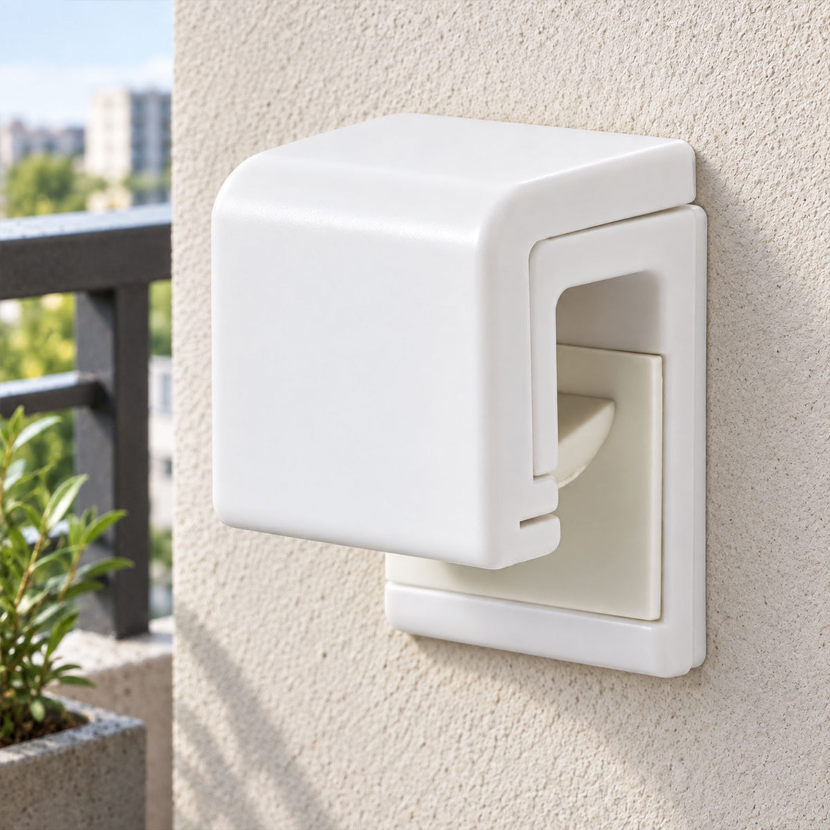 Wall mounted push type towel holder image 4