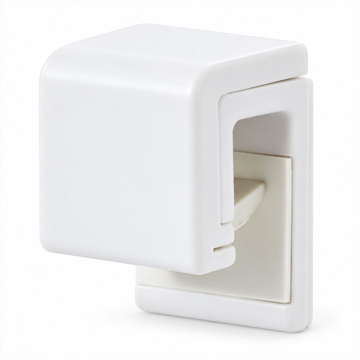 Wall mounted push type towel holder image 5