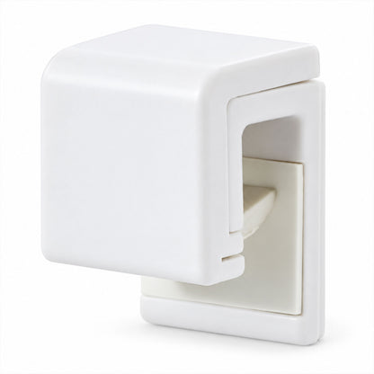 Wall mounted push type towel holder image 5