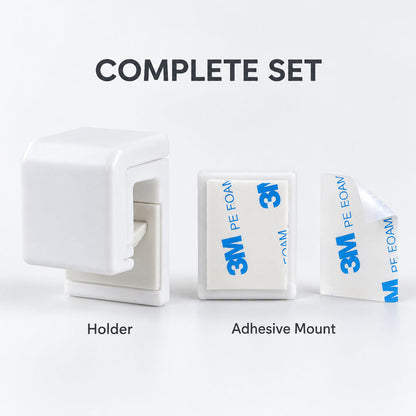 Wall mounted push type towel holder image 8