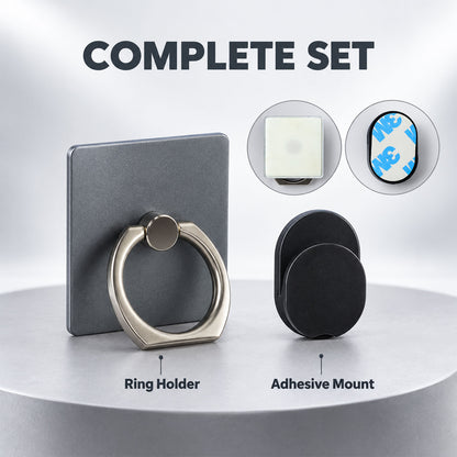 Ring holder and adhesive mount included together
