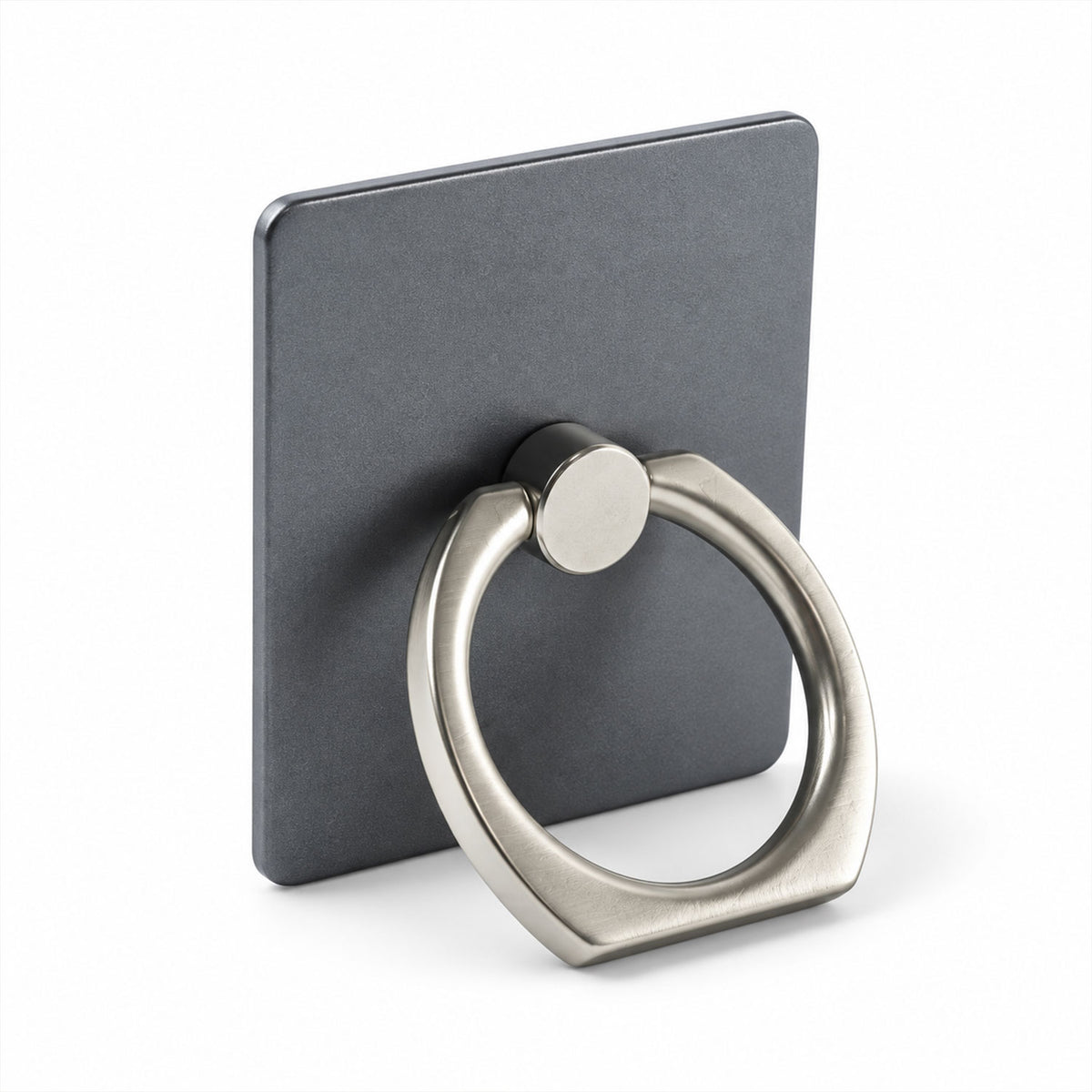 Mobile phone ring holder on white background
