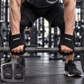 Half Finger Gym Gloves with Padded Palm for Weight Lifting and Training (1 Pair)