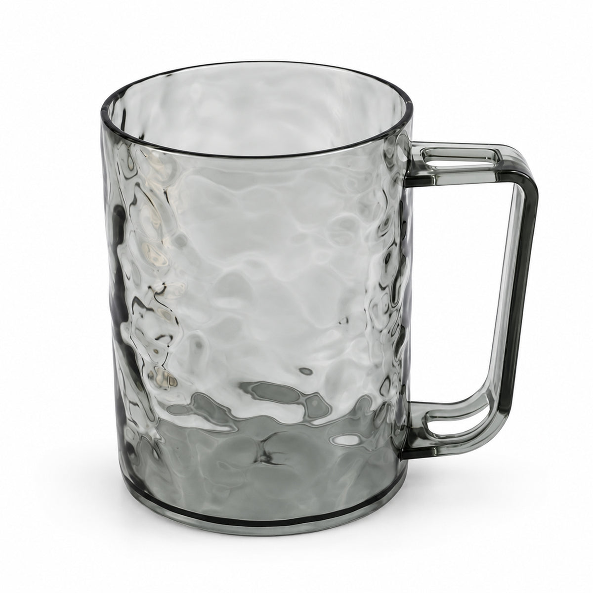 Textured plastic mug with handle 5