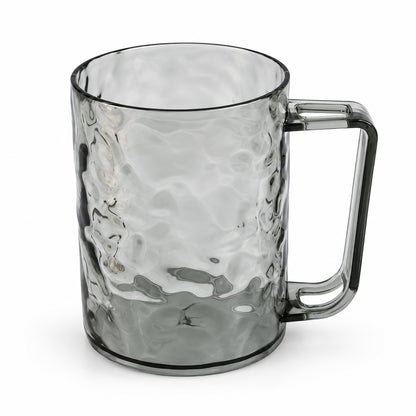 Textured plastic mug with handle 5