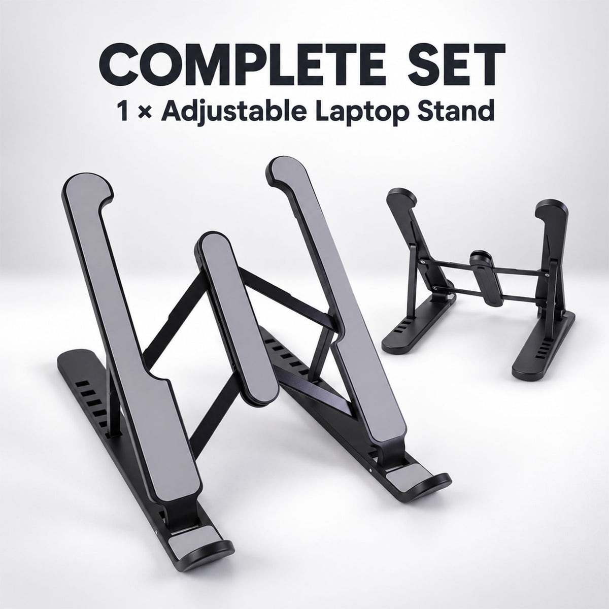 Laptop stand white bg