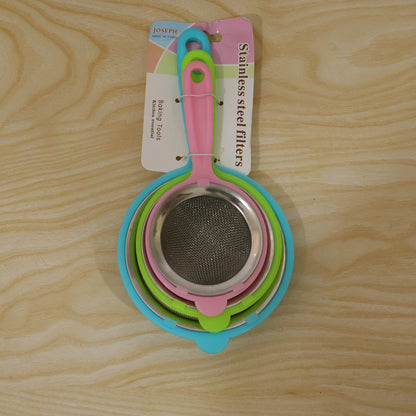 Mesh tea filter strainer set live product photo