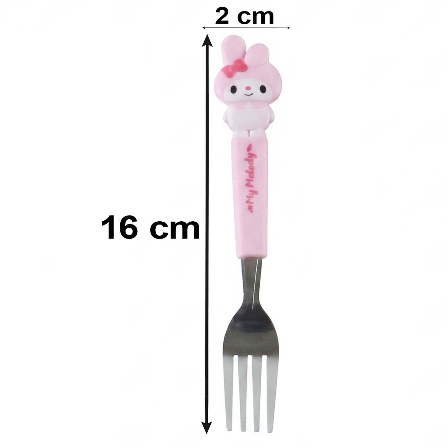 Cartoon fork size details