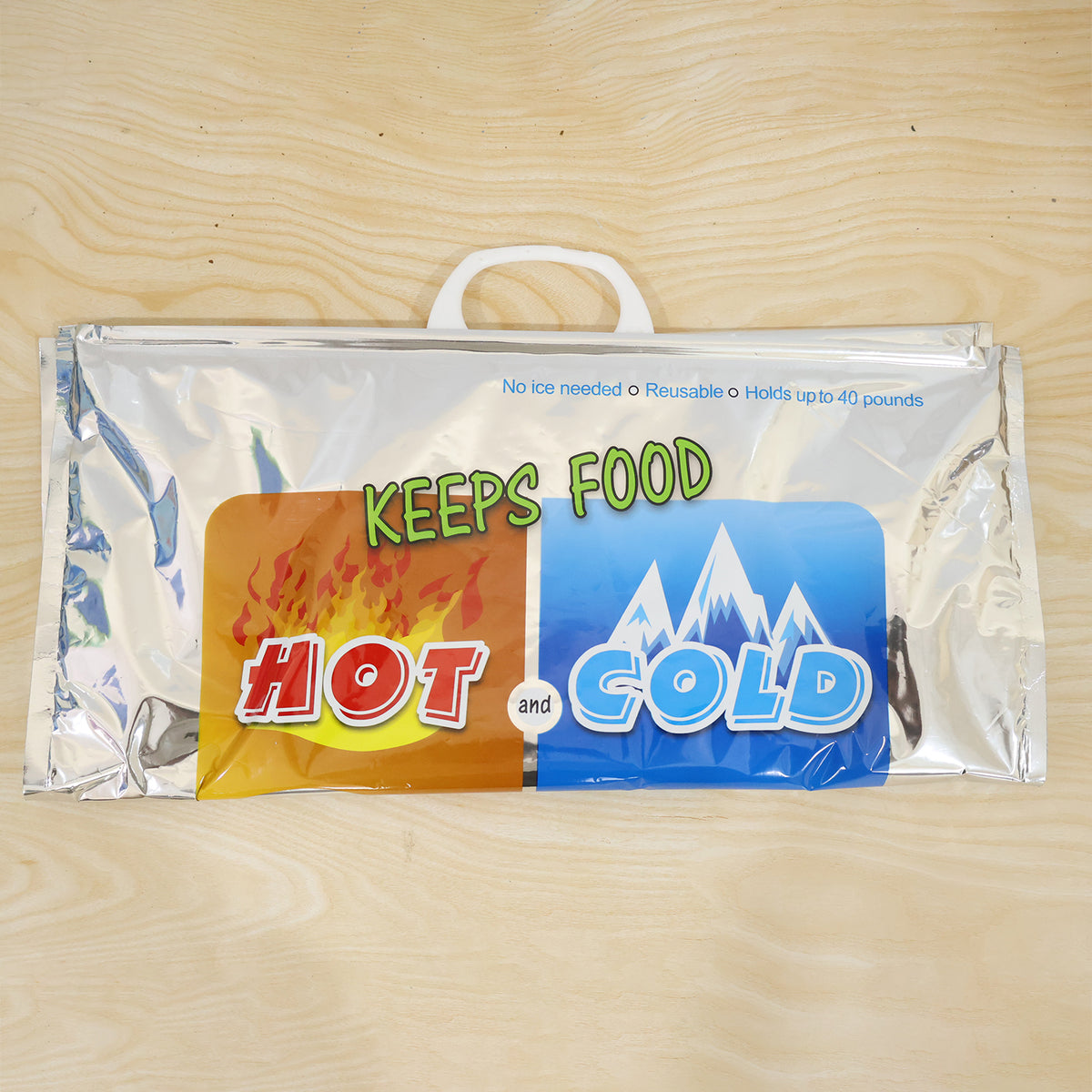 Big insulated hot and cold food storage bag live photo