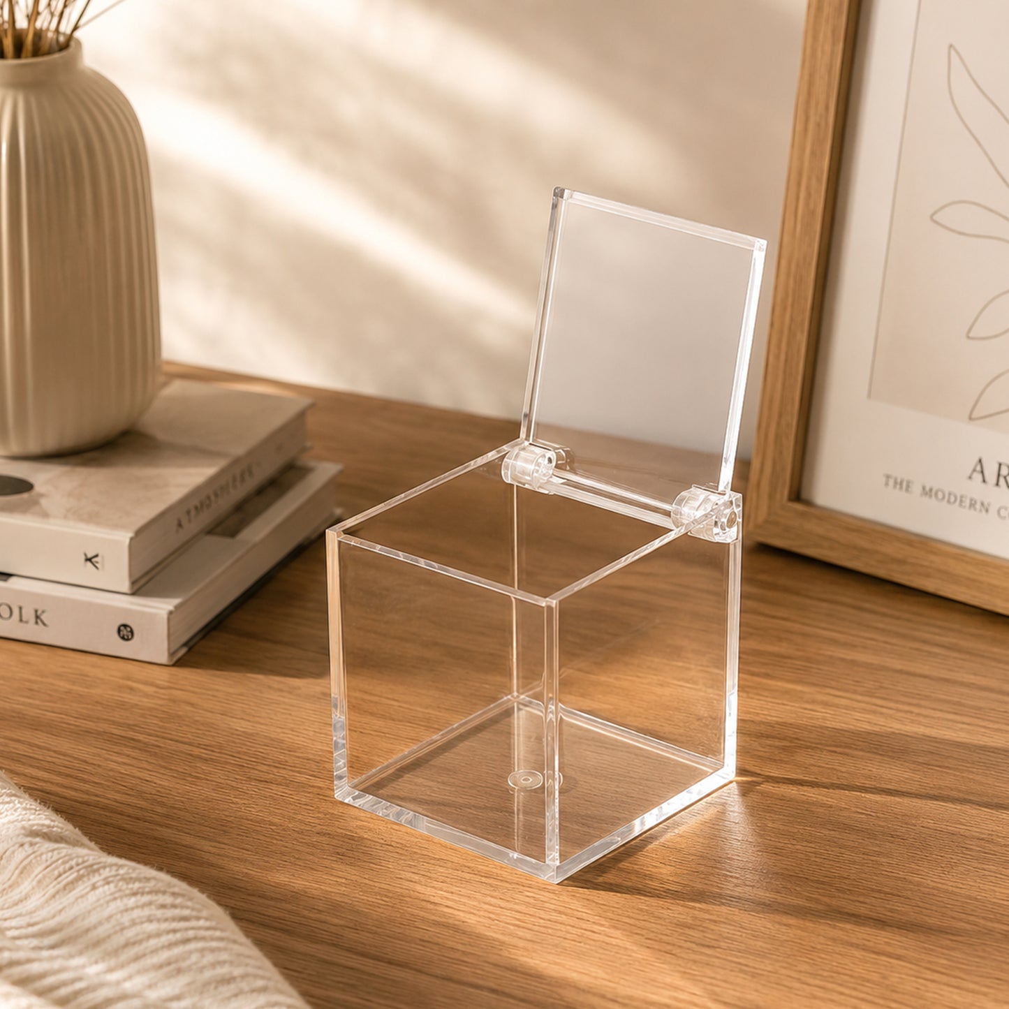Transparent display box product view