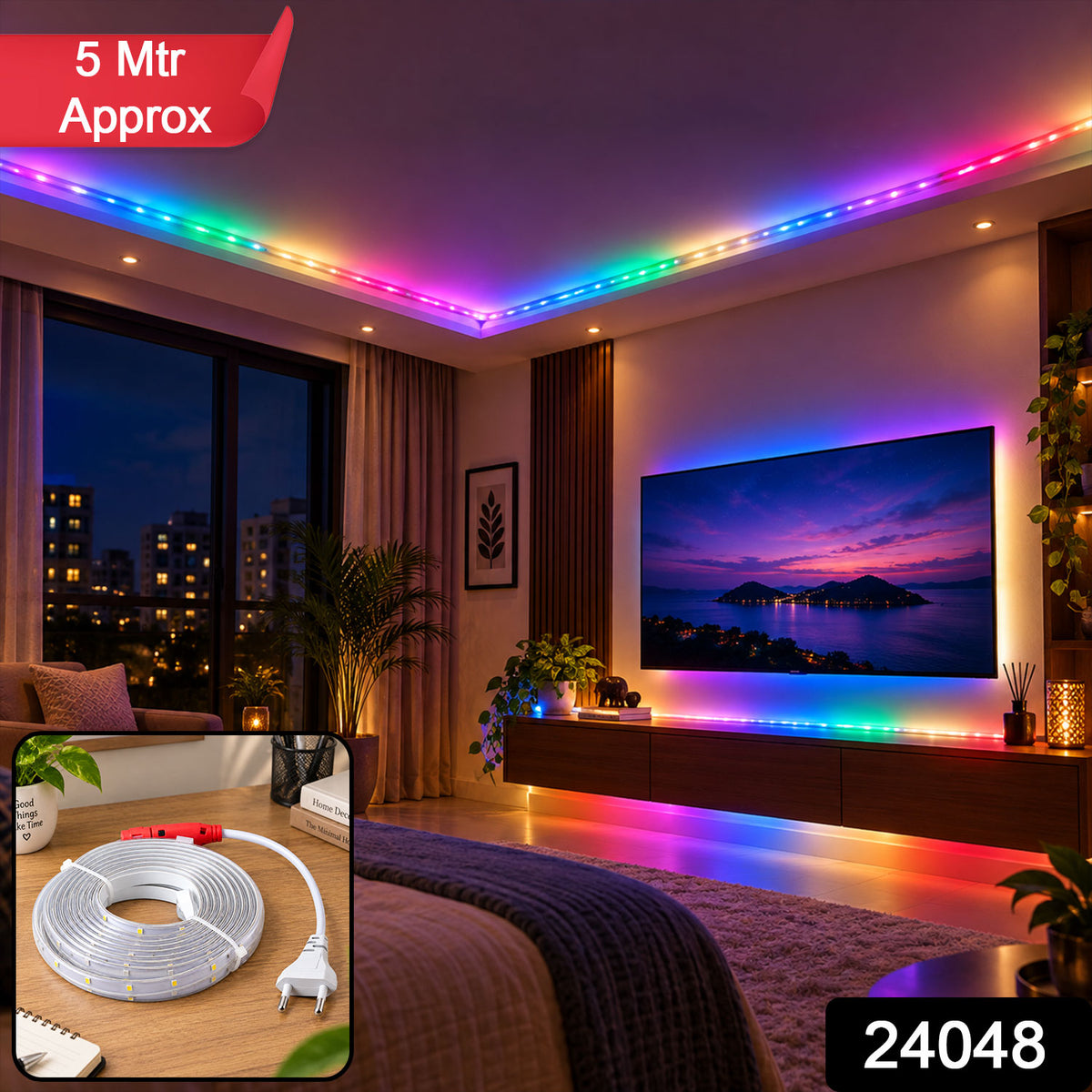 RGB running rope light product 24048