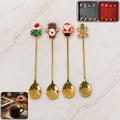 Mix Golden Cartoon Spoon Set – Stylish & Durable Tableware