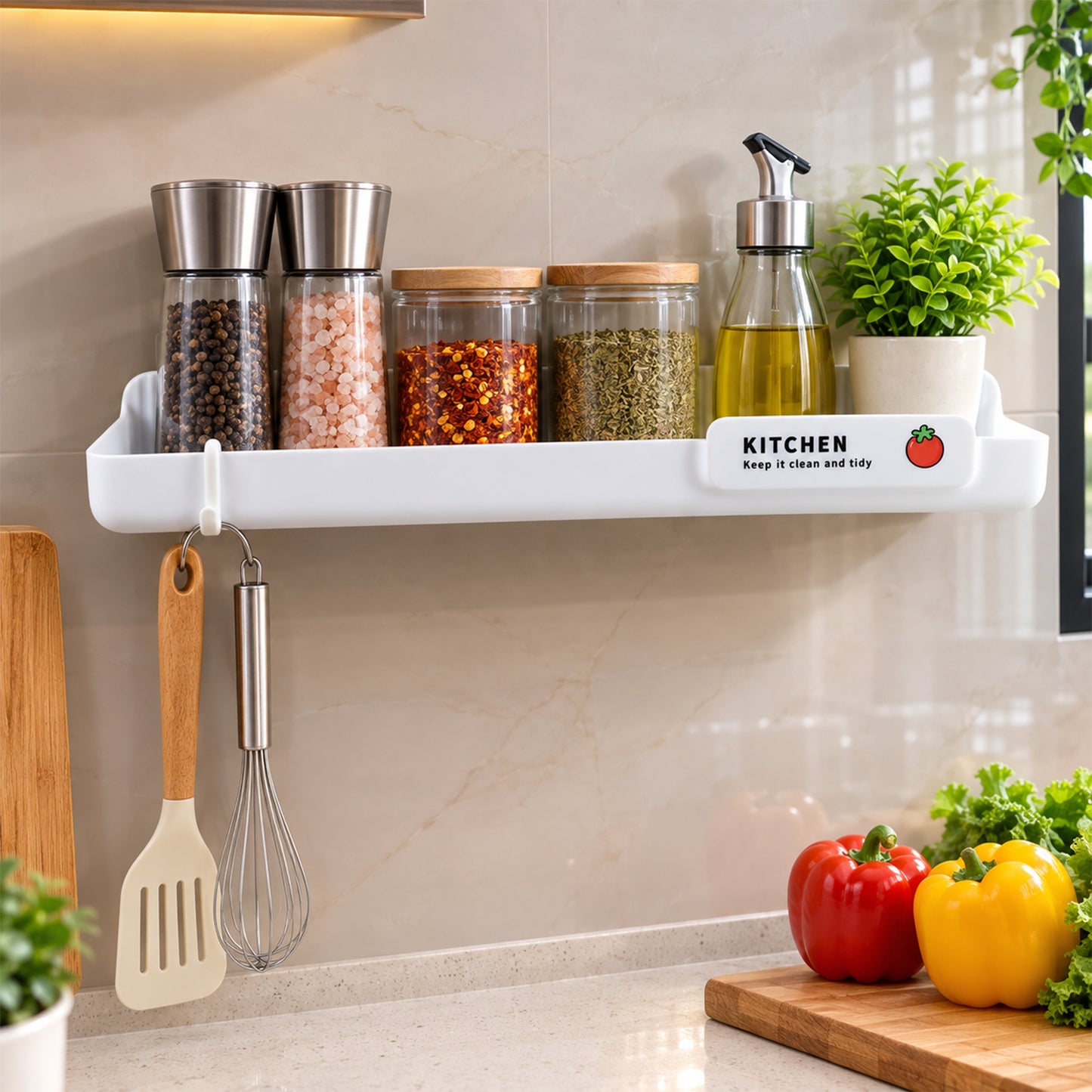 Wall mounted plastic kitchen drain rack product image 7