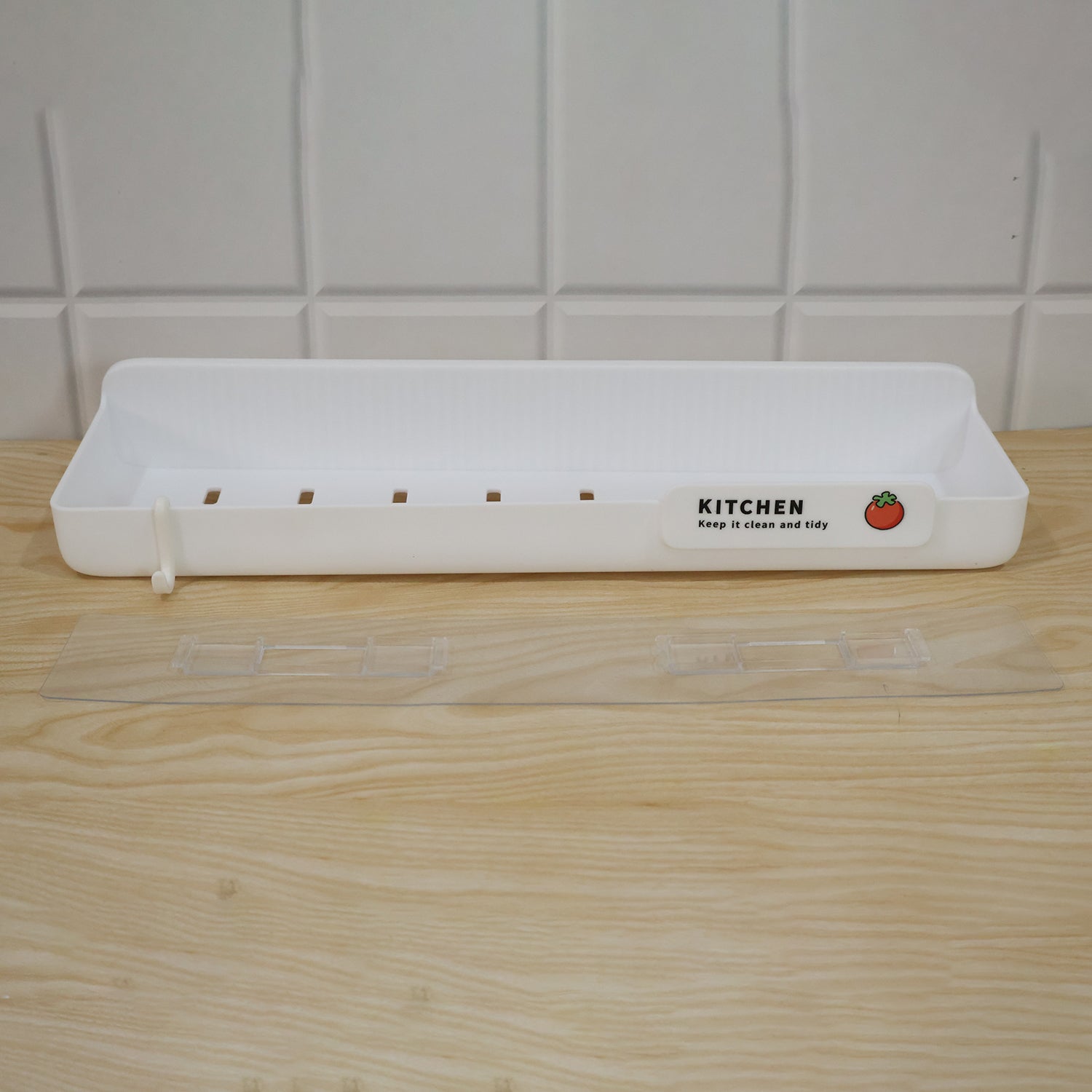 Wall mounted plastic kitchen drain rack live product image