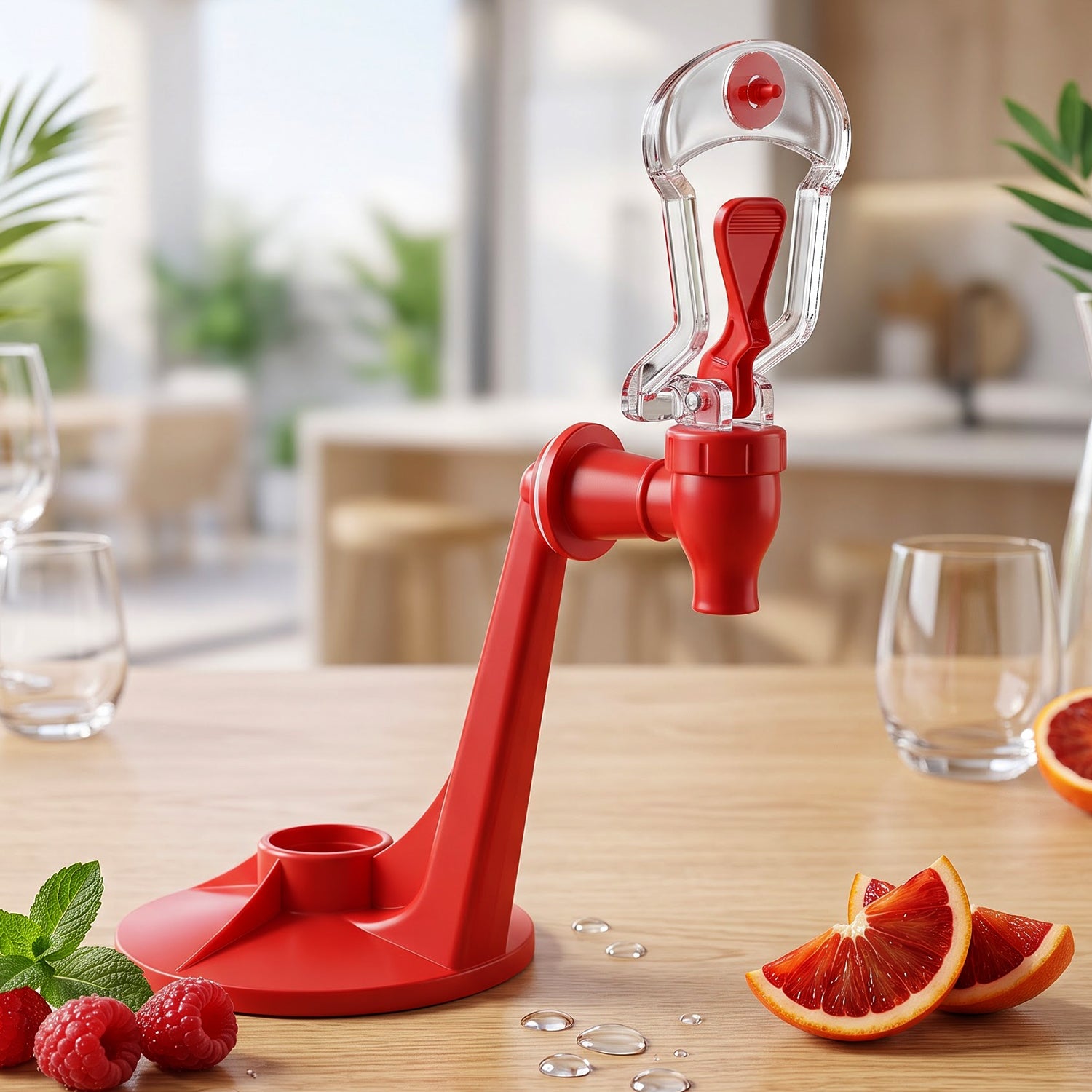 Plastic bottle dispenser product view