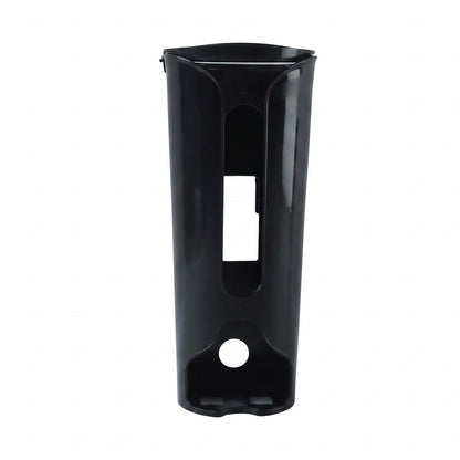 Plastic bag holder on white background