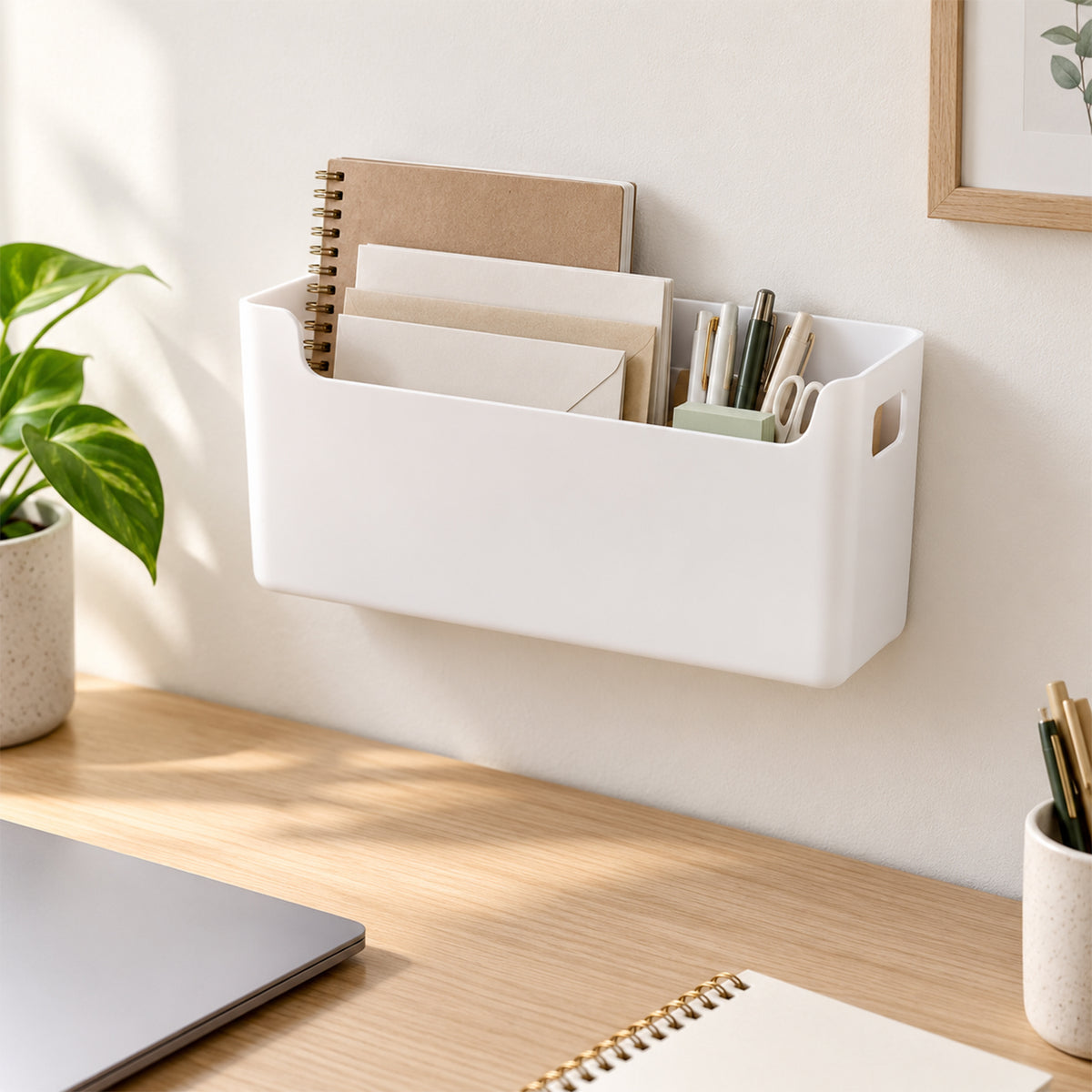 Adhesive wall mounted storage box - product view 04