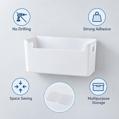 Adhesive wall mounted storage box - product view 08