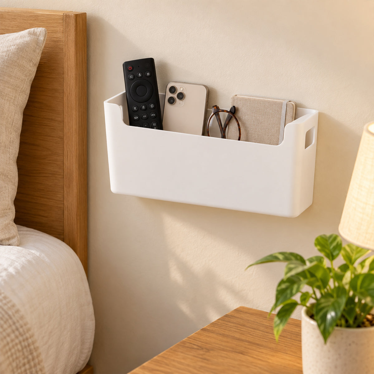 Adhesive wall mounted storage box - product view 09