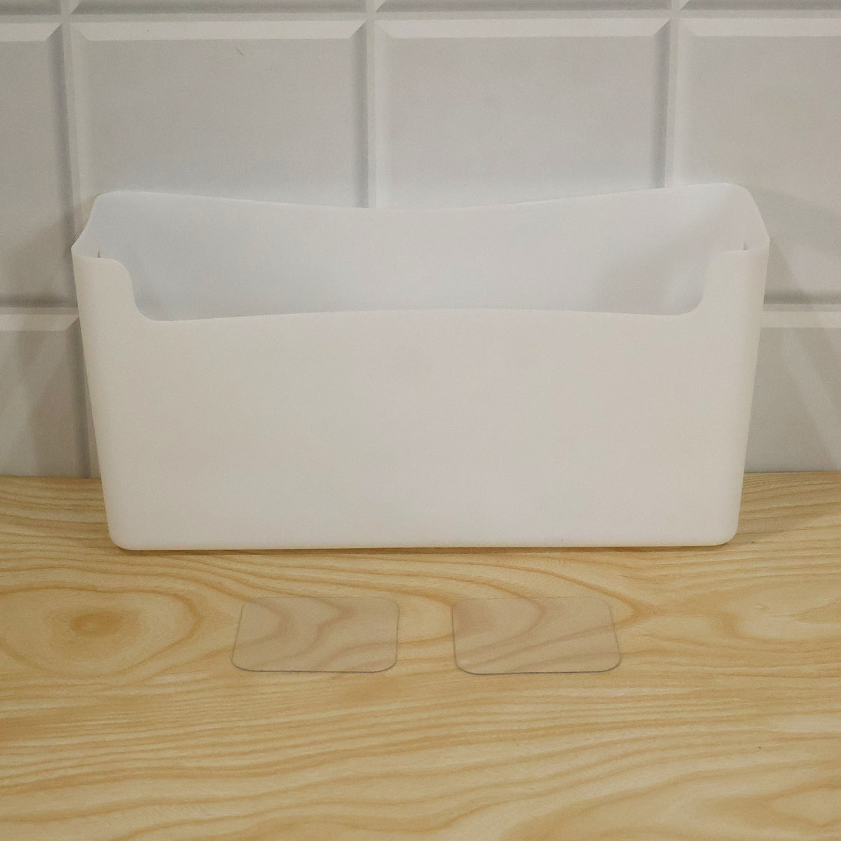 Actual photograph of wall storage box
