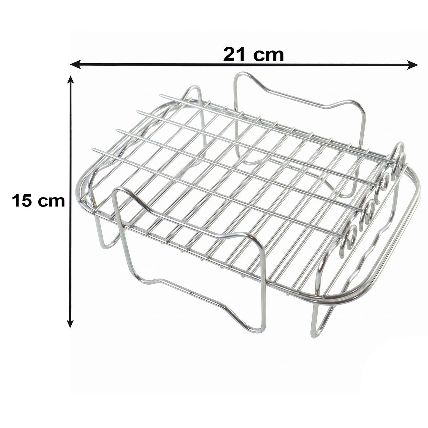 Air fryer rack size reference