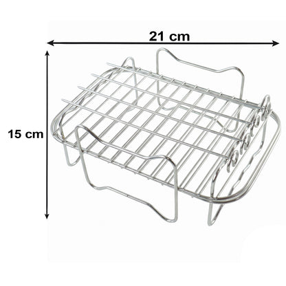 Air fryer rack size reference