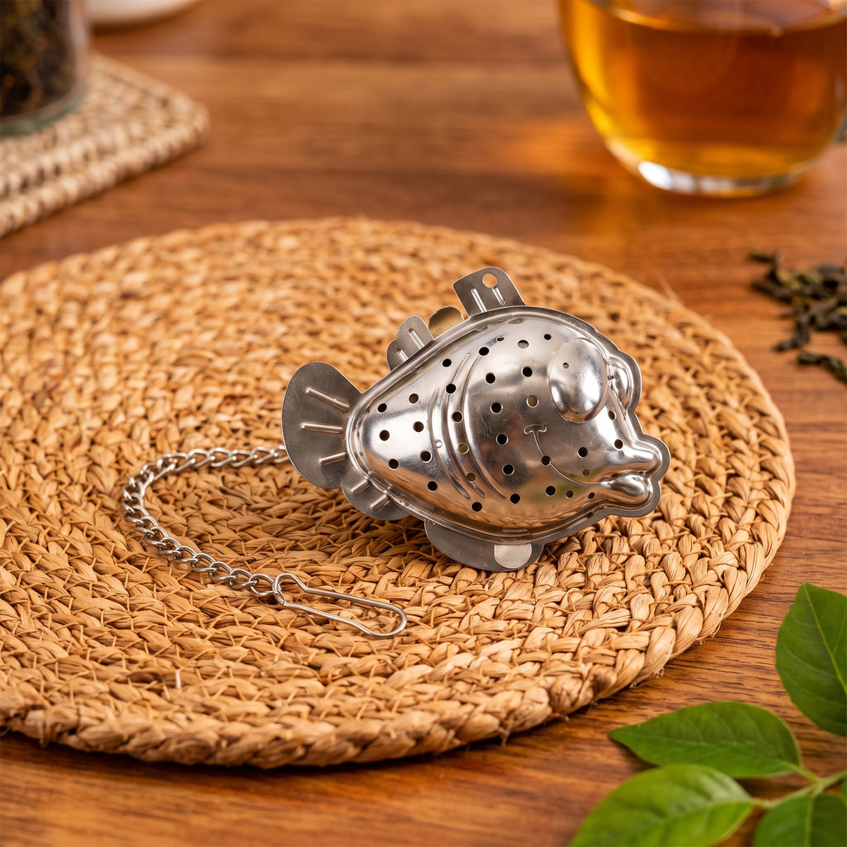Fish shaped stainless steel tea infuser 03