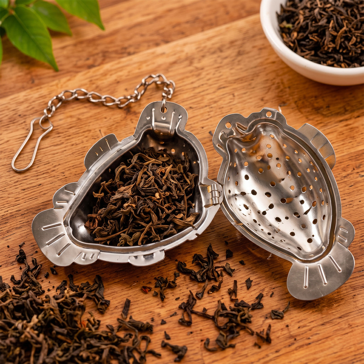 Fish shaped stainless steel tea infuser 07