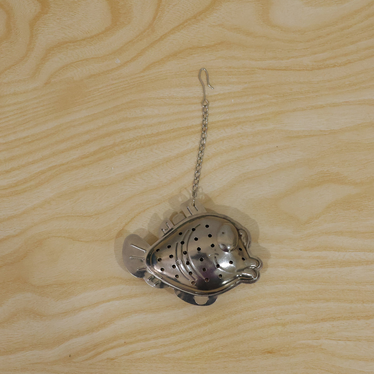 Fish shaped stainless steel tea infuser actual product