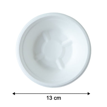 Vegnar 240 ml Compostable Bagasse Bowl (10 Pc)