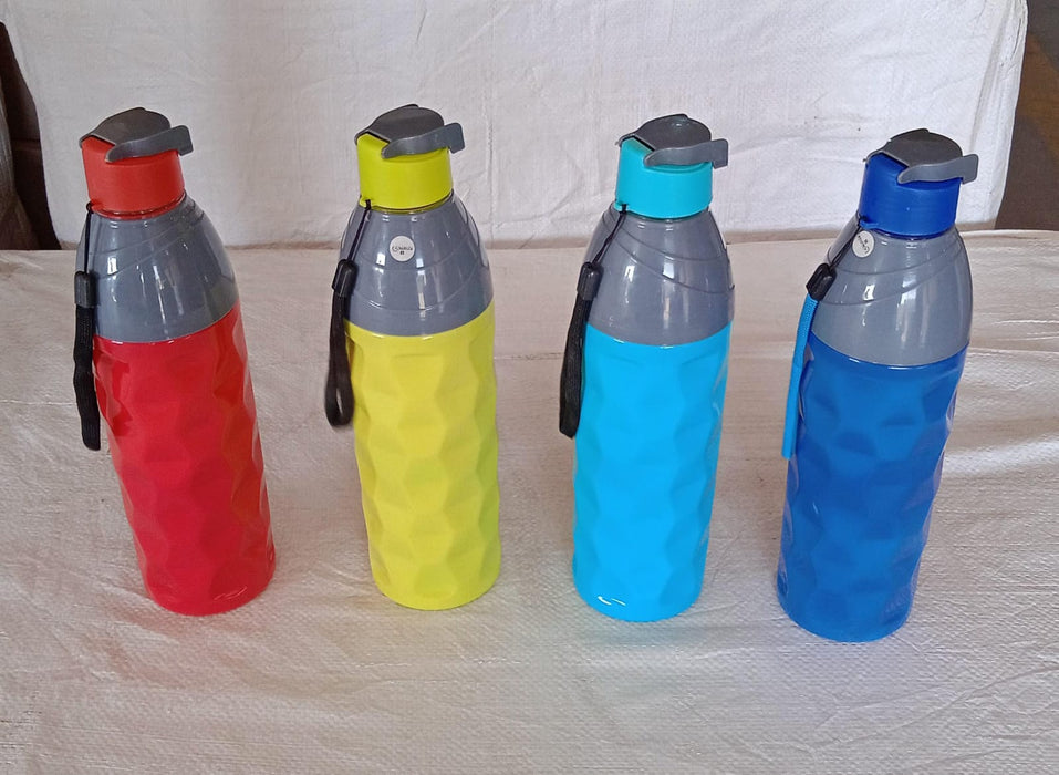 6214 પ્લાસ્ટિક સ્પોર્ટ્સ ઇન્સ્યુલેટેડ પાણીની બોટલ ડોરી સાથે ઉચ્ચ ગુણવત્તાની પાણીની બોટલ કેરી કરવા માટે સરળ, BPA-મુક્ત અને લીક-પ્રૂફ! બાળકોની શાળા માટે, ફ્રિજ માટે, ઓફિસ, રમતગમત, શાળા, જિમ, યોગા (1 પીસી મિક્સ કલર)