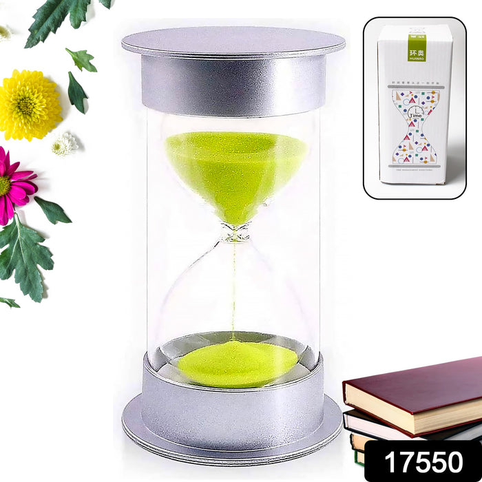 17550 Sand Timer, Hourglass Timer 45 Minutes Sand Timer For Kids Teachers Games Classroom (45 Min-Green) Time Management Tool (Color : Green, Time : 45 Min)