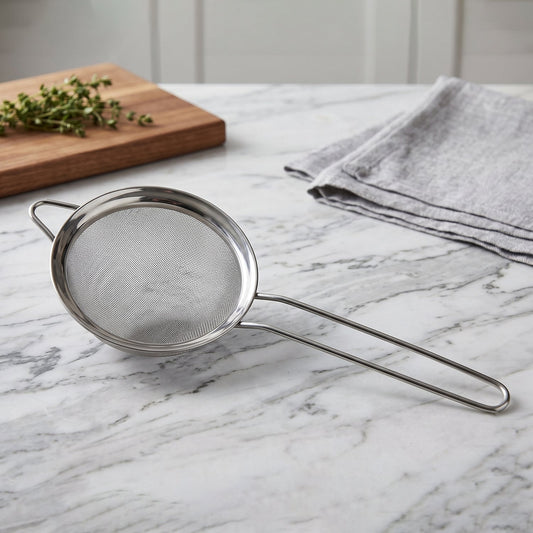 SS tea strainer fine mesh sieve