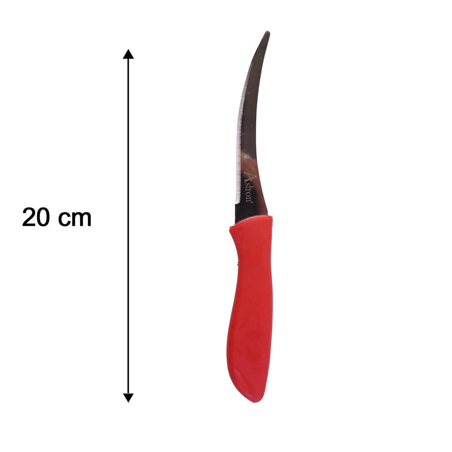 SS Classic Kitchen Knife Set Stainless Steel with Plastic Handle Combo (3 Pc)