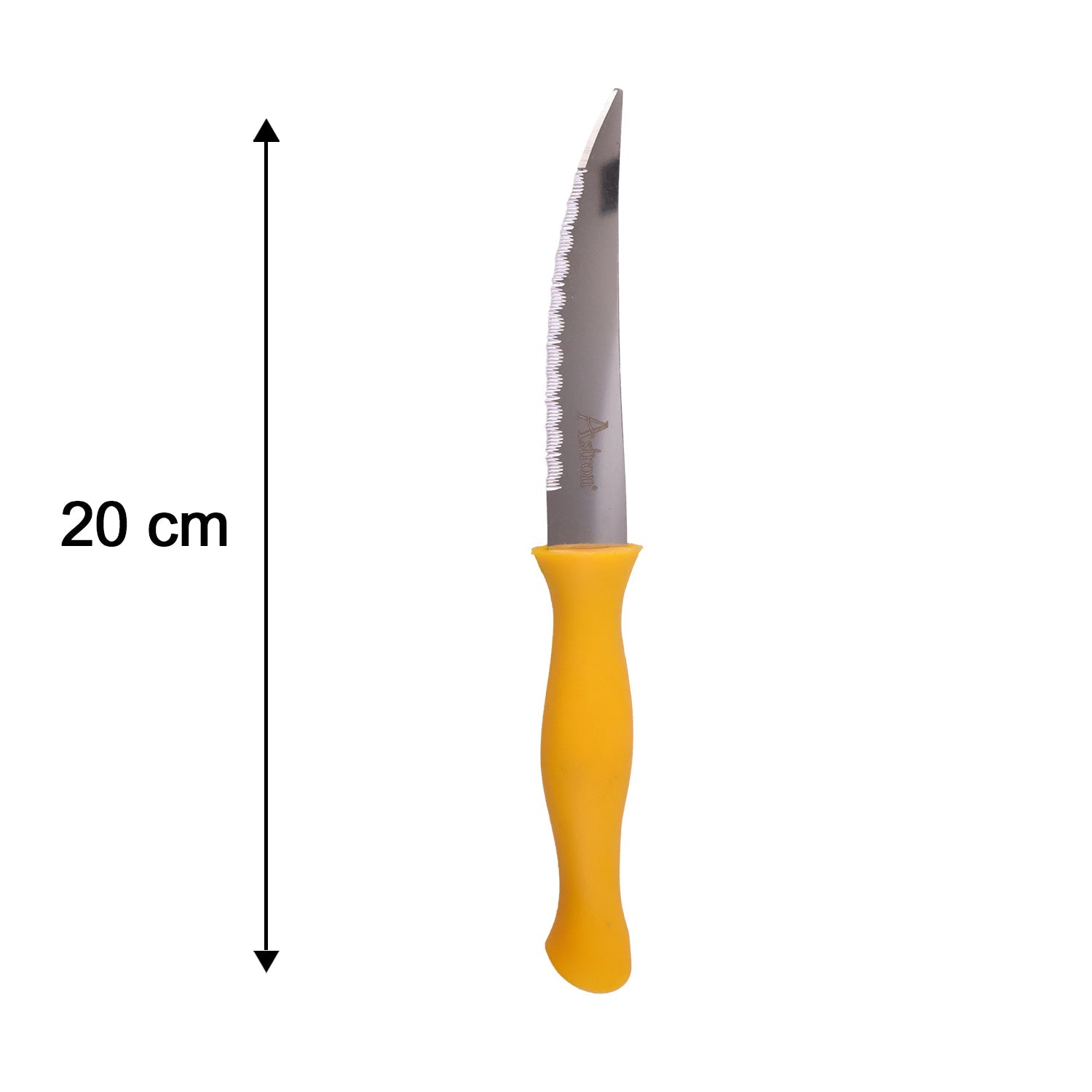 SS Ultra Kitchen Knife and Peeler Set Stainless Steel with Plastic Handle (3 Pc)