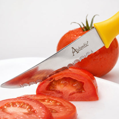 SS Ultra Kitchen Knife and Peeler Set Stainless Steel with Plastic Handle (3 Pc)